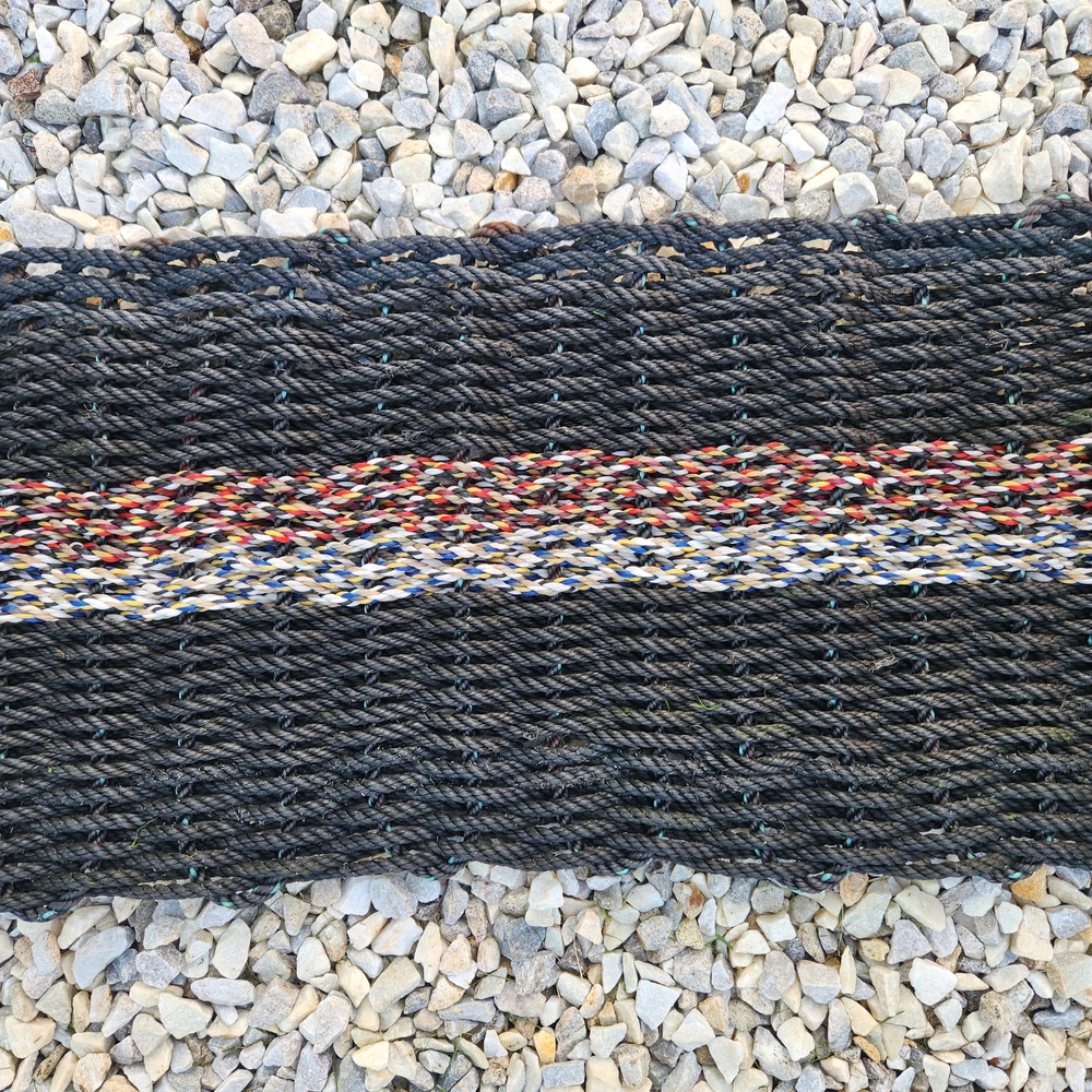 Multicolor Braided Door Mat - Picture 2 of 2